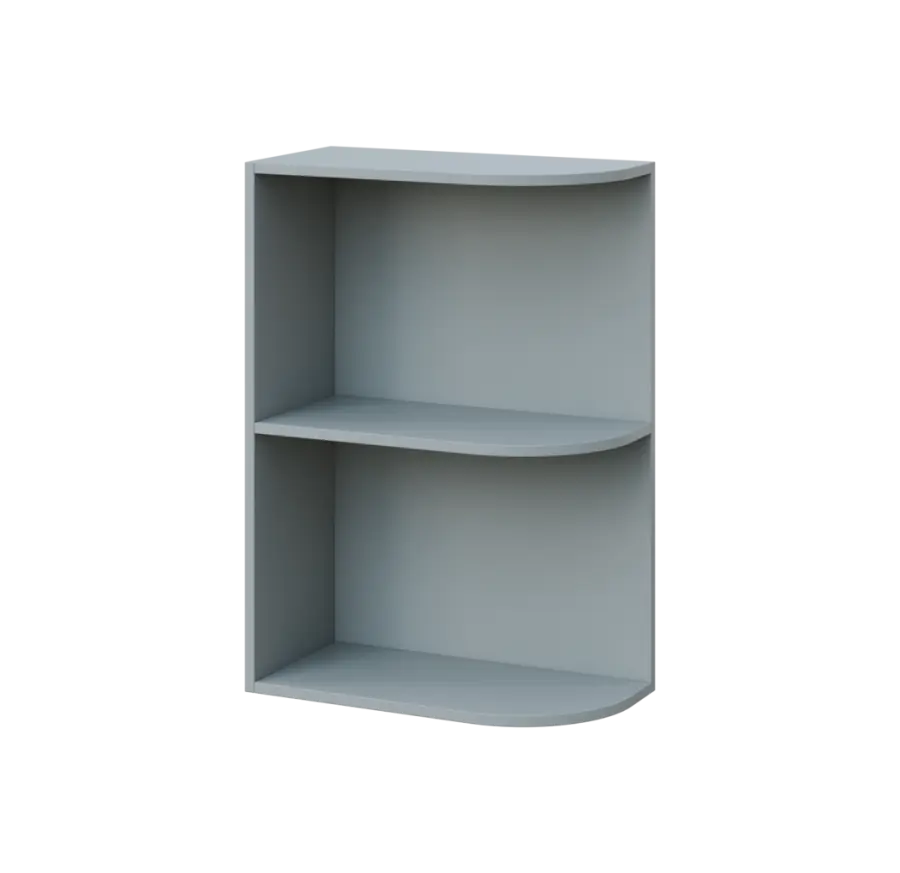 QSZ - 3 spodní skříňka rohová, nika, levá, 900x300x600, šedá